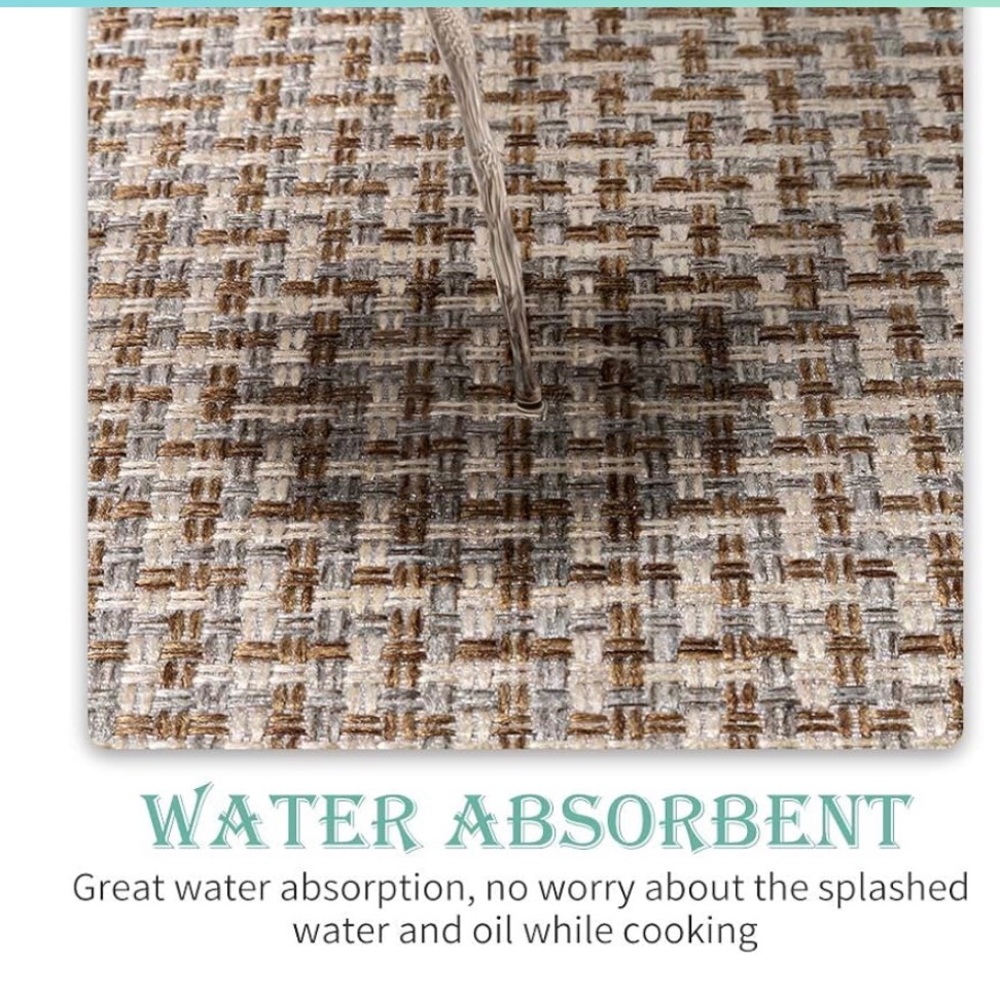 Multi Colored Accent Throw Rug 39 x 23 kitchen , bath, living room. - Picture 4 of 7